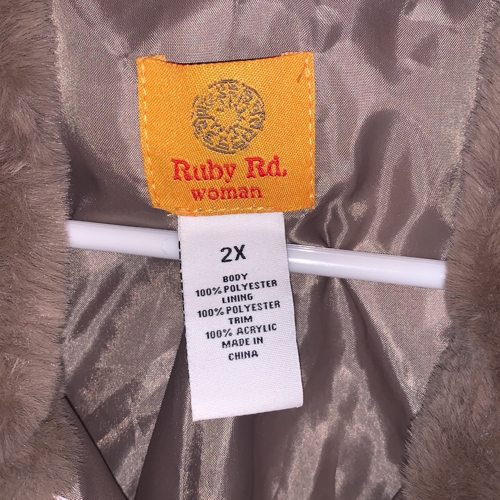 Ruby Rd. Womens Vest Size 2X - Picture 3 of 5
